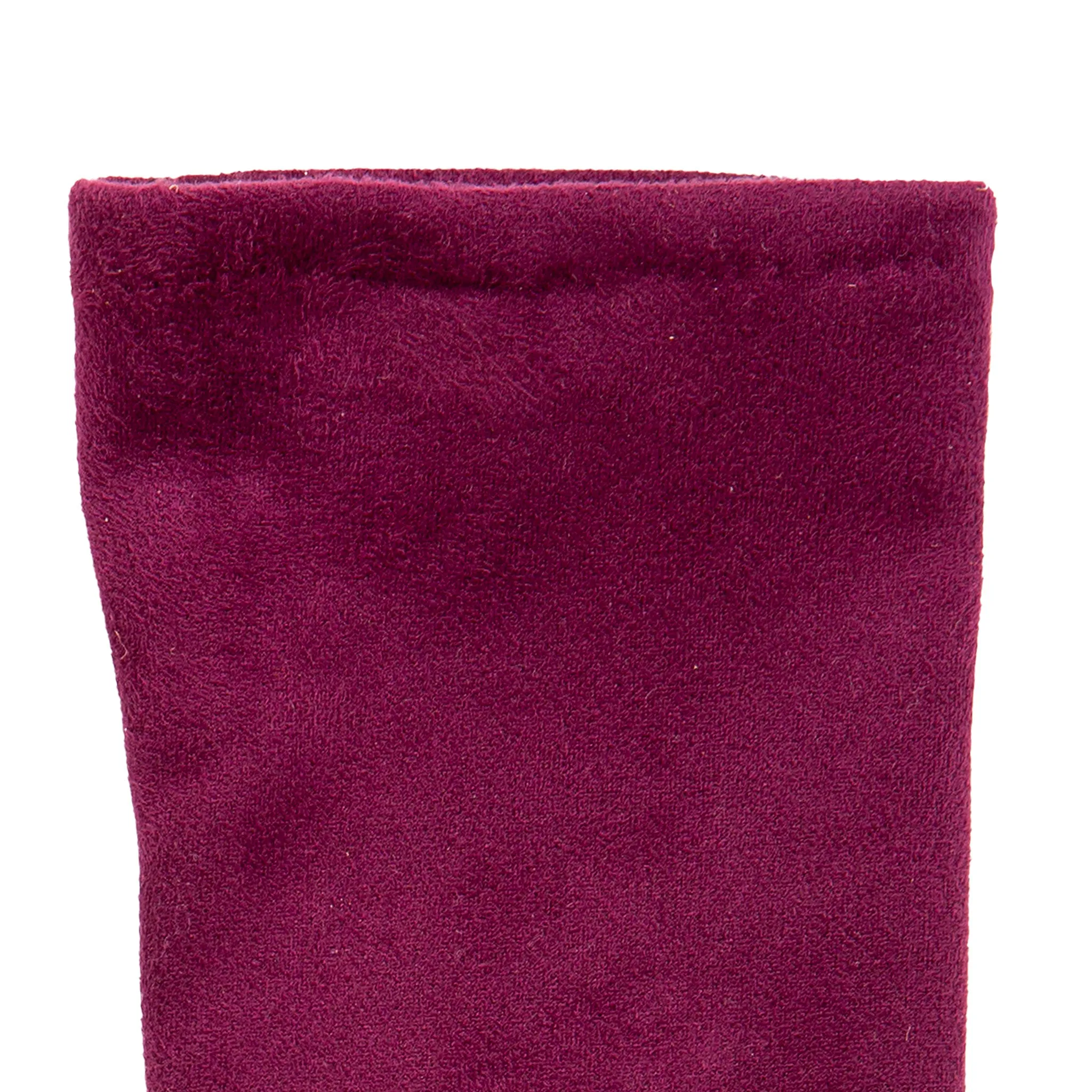 Women’s Touchscreen Long Below-Elbow Velour-Lined Faux Suede Gloves