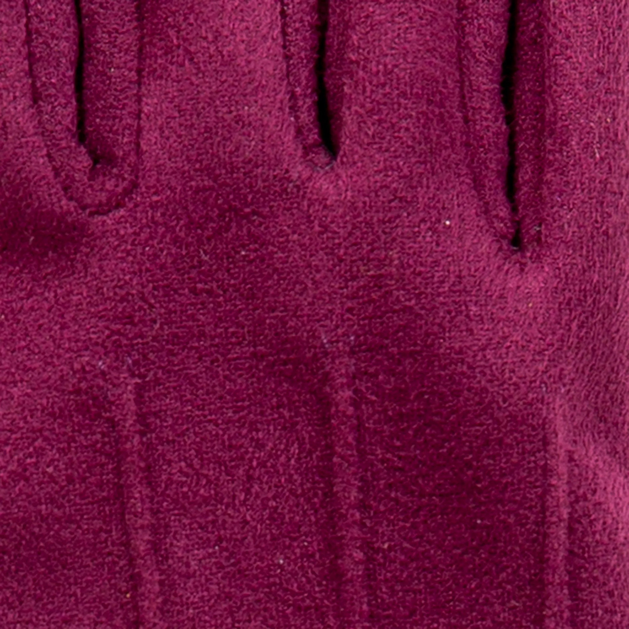 Women’s Touchscreen Long Below-Elbow Velour-Lined Faux Suede Gloves